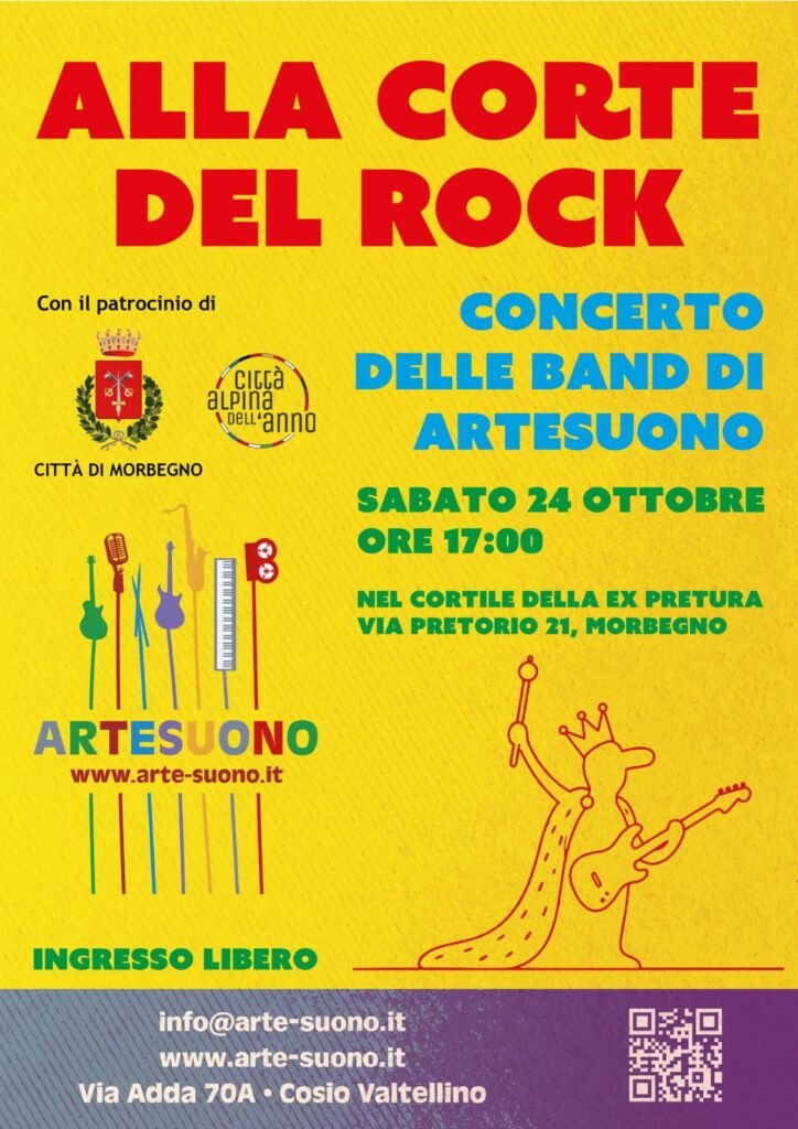 Volantino Alla Corte del Rock